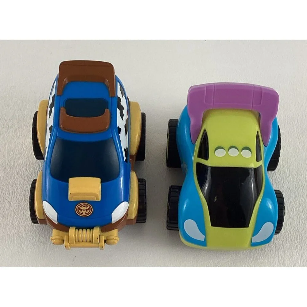 Disney Pixar Toy Story Friction Power Racers Buzz Lightyear Sheriff Woody Cars